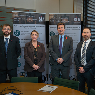 MPs hear how modern wood burning stoves support low-carbon heating