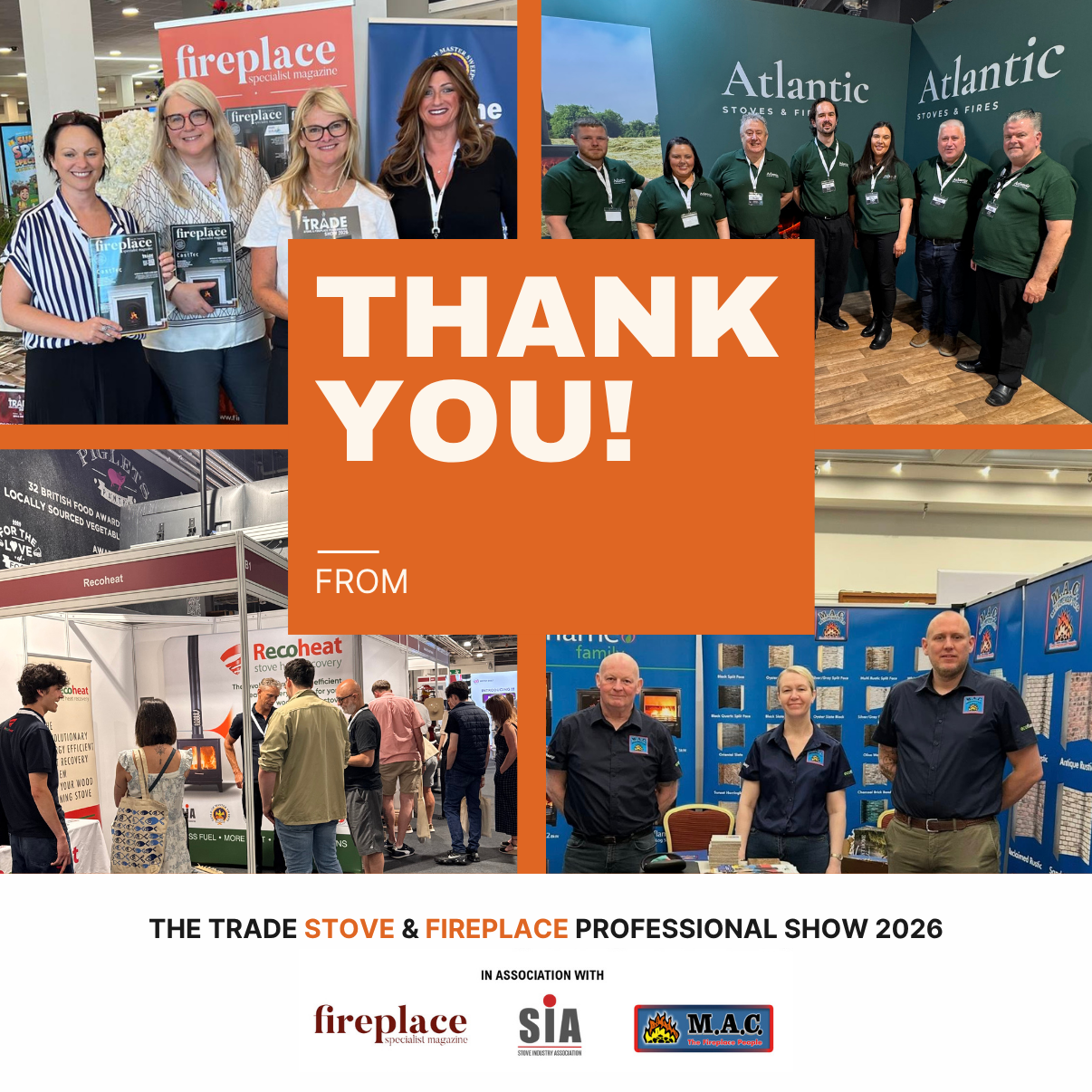 Thank You From the Trade Stove and Fireplace Professional Show